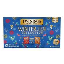Winter tea collection gift set with three boxes, 60 tea bags total.