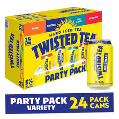 Twisted Tea Variety Party Pack, Hard Iced Tea, Cans, 24 pk./12 fl. oz.