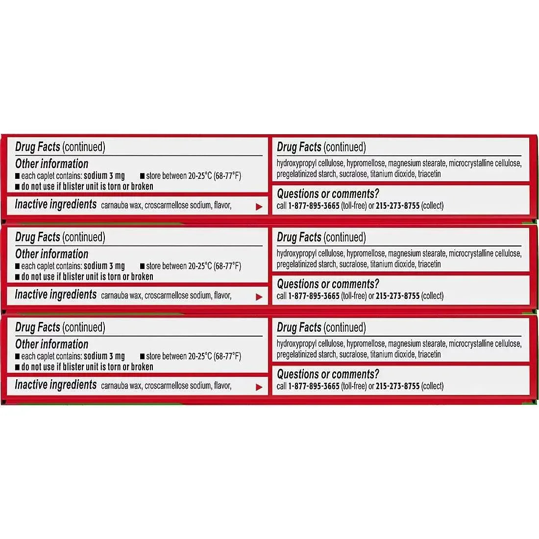 Tylenol Sinus Severe Non-Drowsy Day Cold and Flu Caplets, 3 x 24 Count