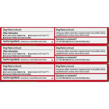 Tylenol Sinus Severe caplets drug facts other information and inactive ingredients