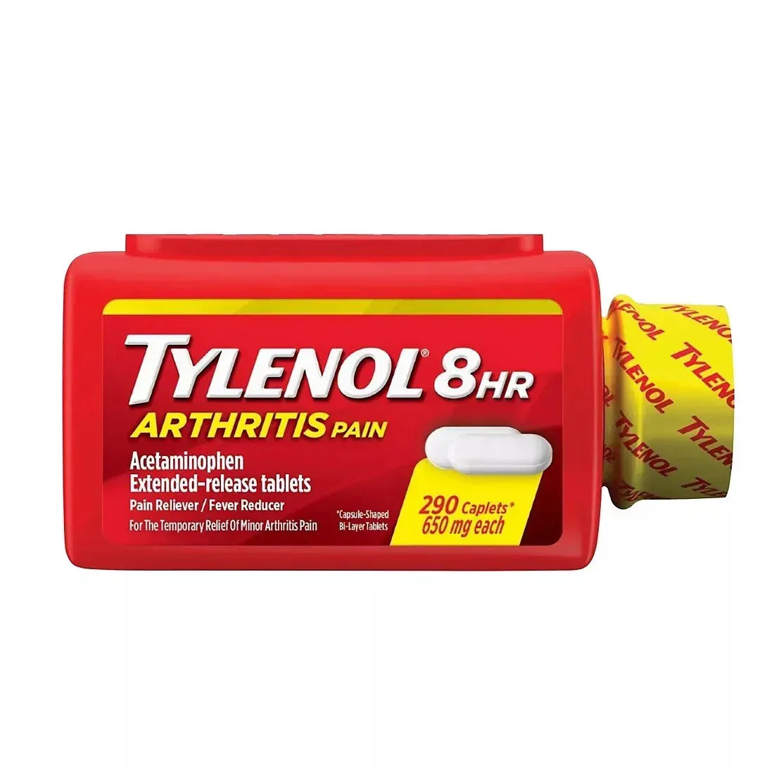 Tylenol 8 HR Arthritis Pain Extended Release Caplets, 650 mg, 290 Count