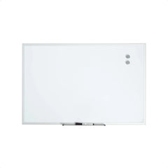 U Brands 35 x 23 in. Magnetic Dry Erase Whiteboard, Silver Metal Frame, Includes 2 Magnets, Marker, Tray - USA MEGA SHOP