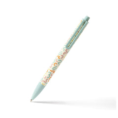 U Brands Laguna Ballpoint Pens, 6 Count, Colorful Cubist, Bold (1.0mm) Point, Black Ink