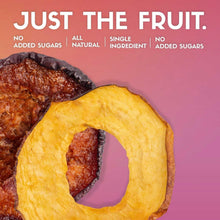 Ugly dried peaches & plums fruit slices, “Just the fruit” pouch front