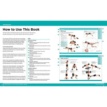 HIIT exercise book page with instructions for use and workout diagram
