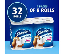 Charmin Ultra Soft 2-ply toilet paper 32-roll pack, embossed rolls