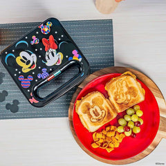 Uncanny Brands Disney Mickey and Minnie Mouse Sandwich Maker