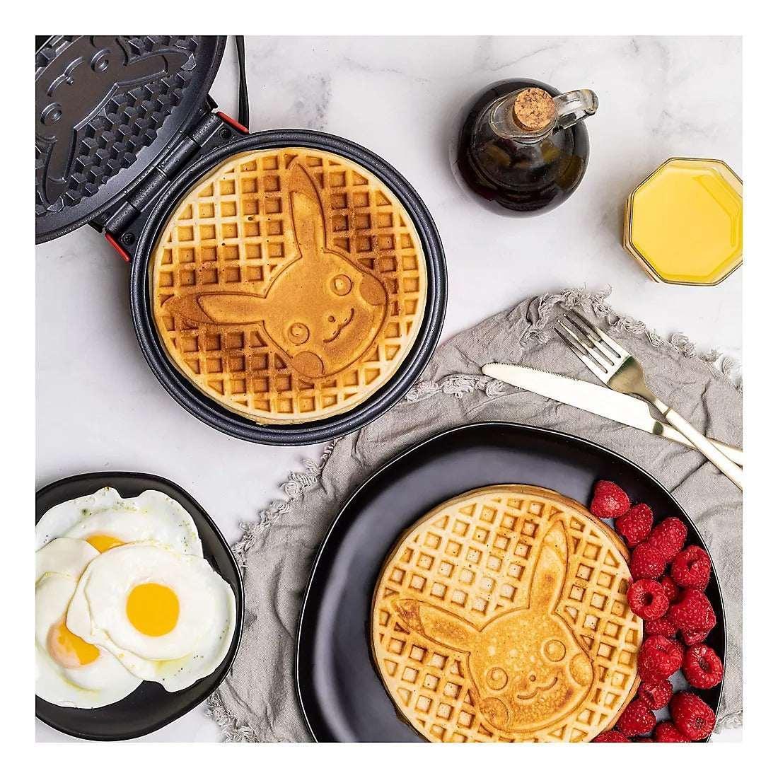 Uncanny Brands Pokemon Pikachu Waffle Maker