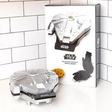 Falcon waffle maker set in retail box with extra waffle molds