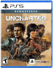 PS5 remastered game case with Uncharted Legacy cover art