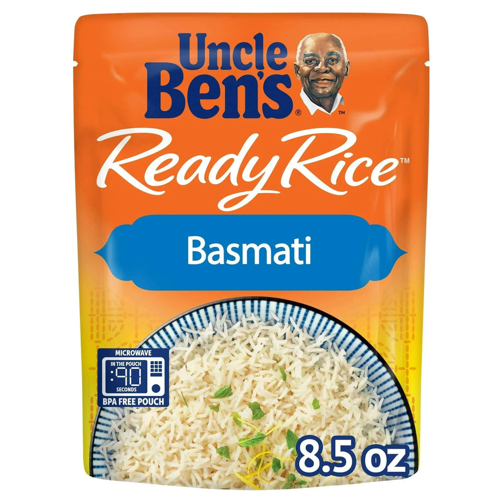 Uncle Ben's Ready Rice Basmati Rice, 8.5 oz SIDE - USA MEGA SHOP