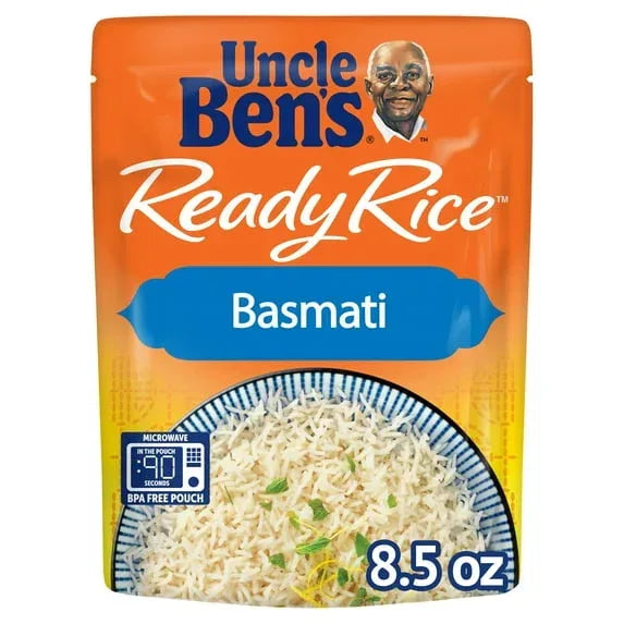 Uncle Ben's Ready Rice Basmati Rice, 8.5 oz SIDE - USA MEGA SHOP
