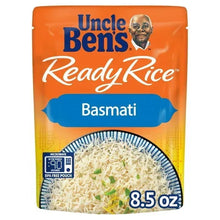 Microwave ready rice basmati pouch, orange label, 8.5 oz