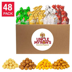 Uncle Myron's Holiday Popcorn Cones, Variety Pack, 48 Total Cones - USA MEGA SHOP