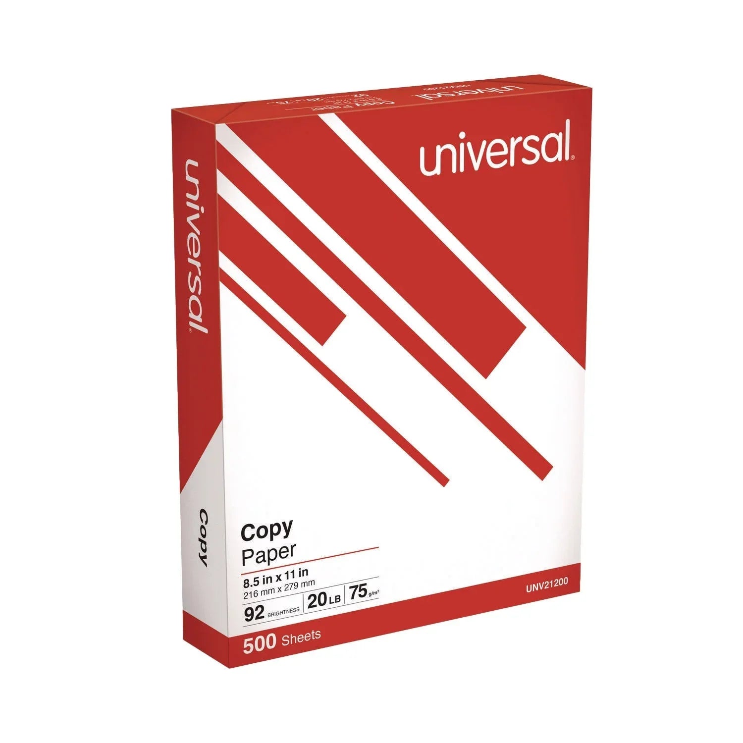 Universal Copy Paper, 8.5"x11" Letter, White, 20lb, 92 Bright - USA MEGA SHOP