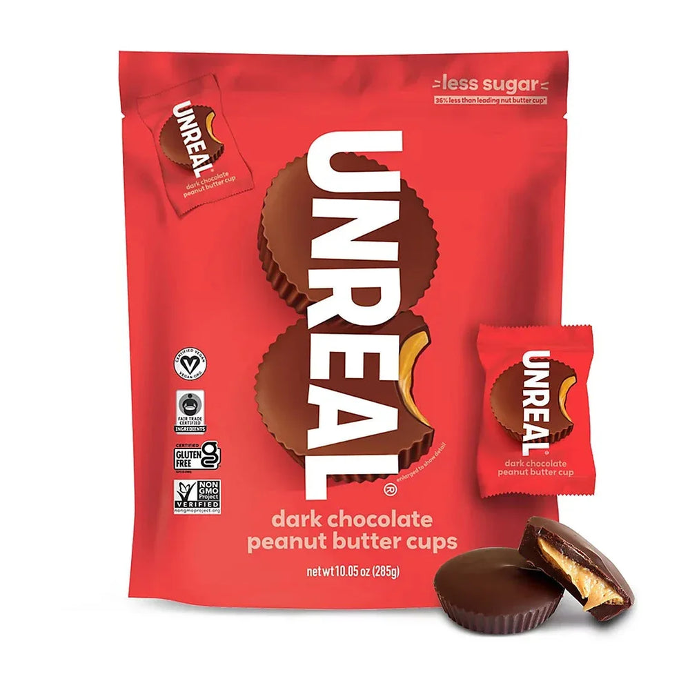 Unreal Dark Chocolate Peanut Butter Cups, 10.05 oz. - USA MEGA SHOP