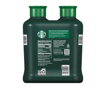 Starbucks Iced Coffee medium roast twin-pack bottle, back label and barcodes