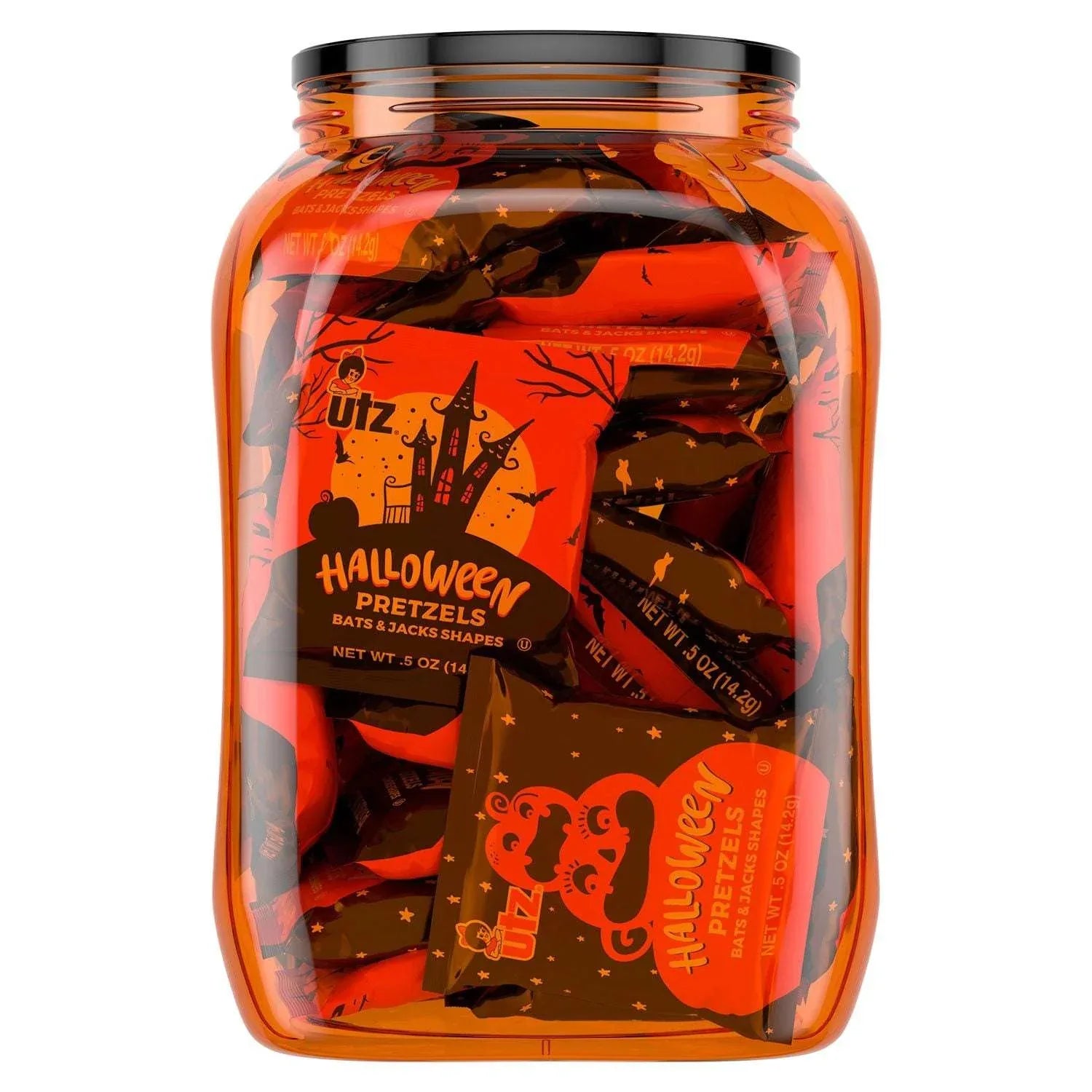 Utz Halloween Pretzel Barrel, 66 ct. - USA MEGA SHOP
