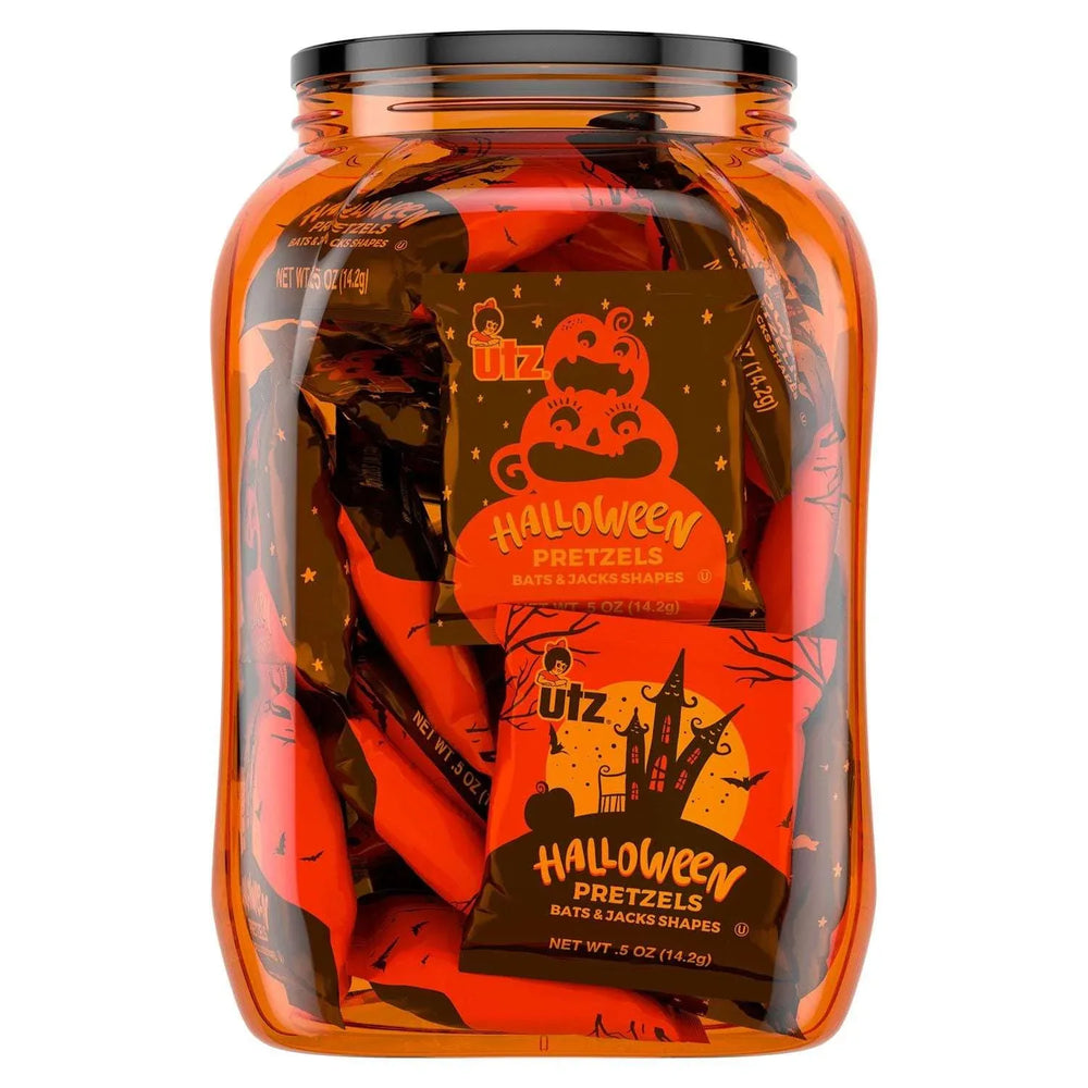 Utz Halloween Pretzel Barrel, 66 ct. - USA MEGA SHOP