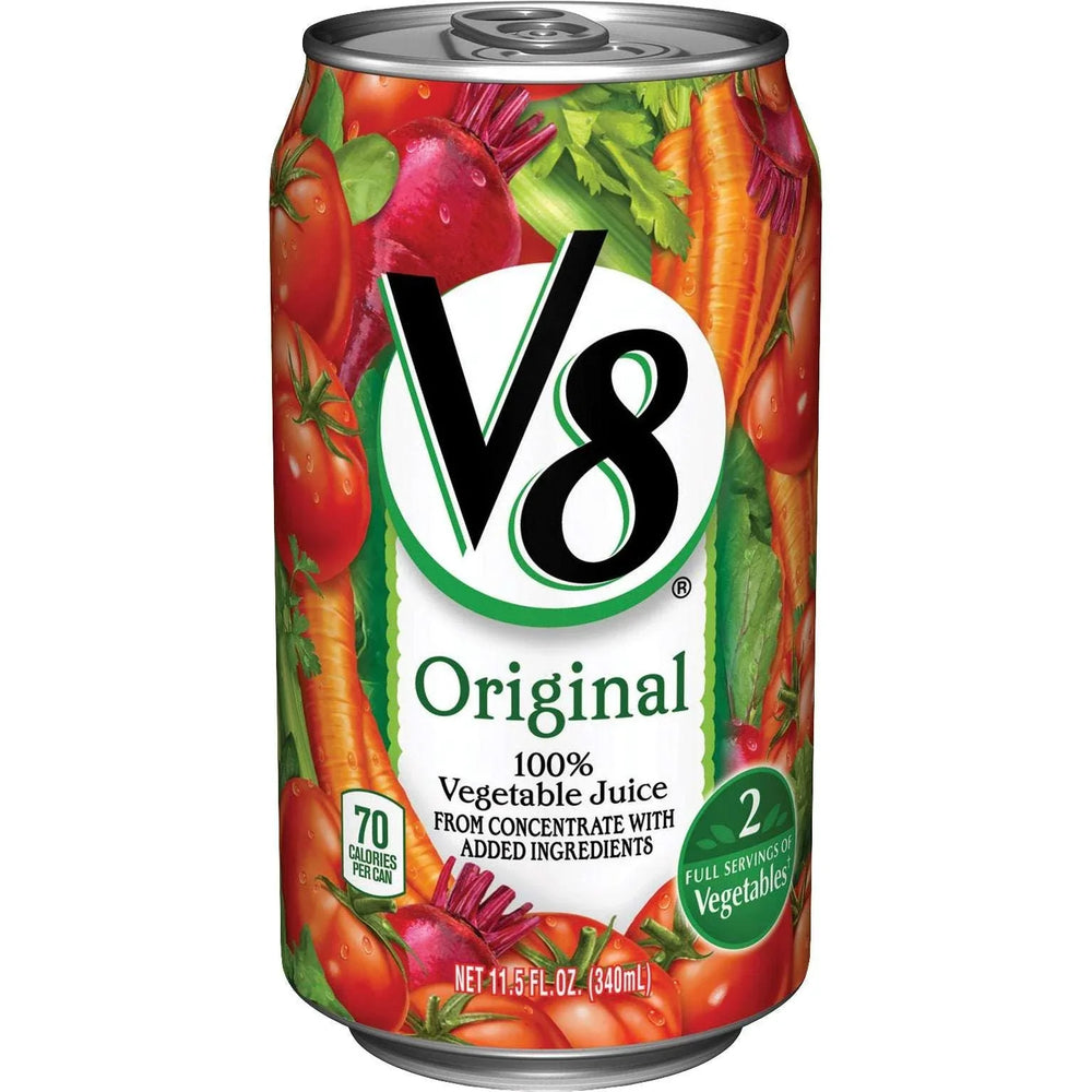 V8, Original Vegetable Juice, 11.5 fl oz, 28-Count - USA MEGA SHOP