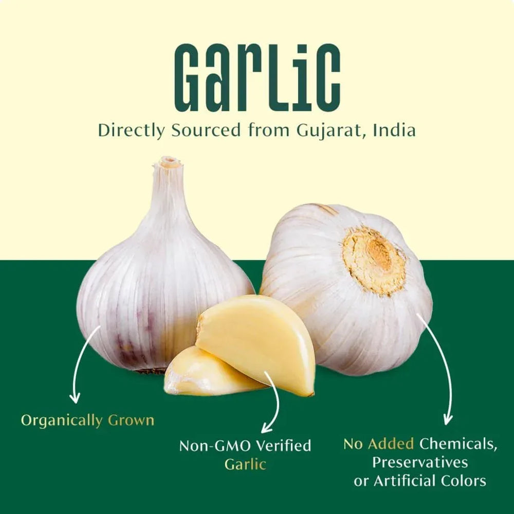 VAHDAM, Garlic Powder (2.47oz) Raw Granulated Garlic (Allium Sativum) Direct from Source - USA MEGA SHOP