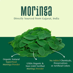 VAHDAM, Organic Moringa Powder (2.47oz) Non-GMO & Gluten Free Moringa Oleifera, Direct from Source - USA MEGA SHOP