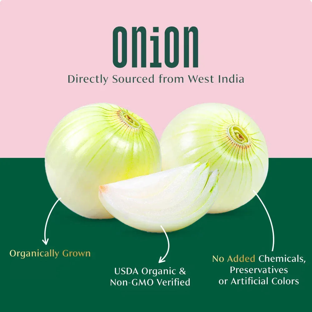 VAHDAM, Organic Onion Powder (2.47oz) Gluten-Free, Single Origin Spice, Direct from Source - USA MEGA SHOP