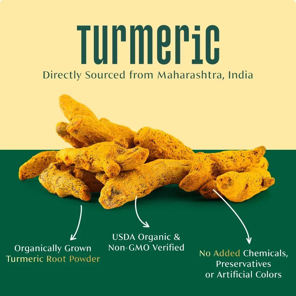 VAHDAM, Organic Turmeric Powder (2.47oz) Gluten-Free, Single Origin Spice, Direct from Source - USA MEGA SHOP