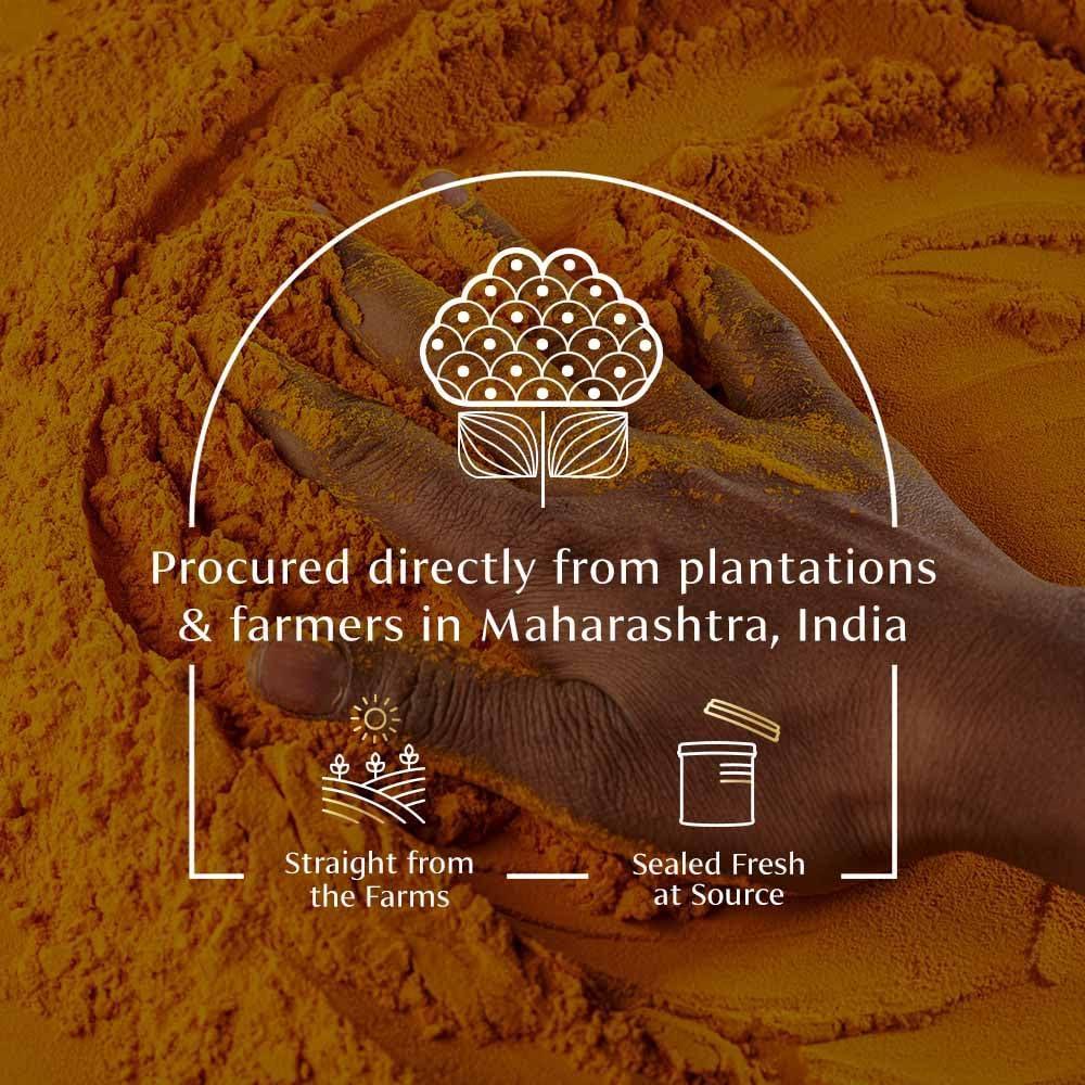 VAHDAM, Organic Turmeric Powder (2.47oz) Gluten-Free, Single Origin Spice, Direct from Source - USA MEGA SHOP