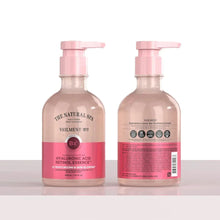 VEILMENT Natural Spa body wash 2-pack: two beige bottles with pink pumps