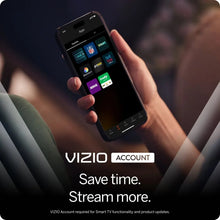 Smart TV streaming account access shown on a mobile phone with app menu