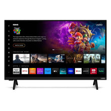 VIZIO Smart TV with streaming home screen and two stand feet