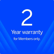 2-year warranty graphic for smart TV