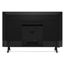 Smart TV back view with stand legs and connector panel