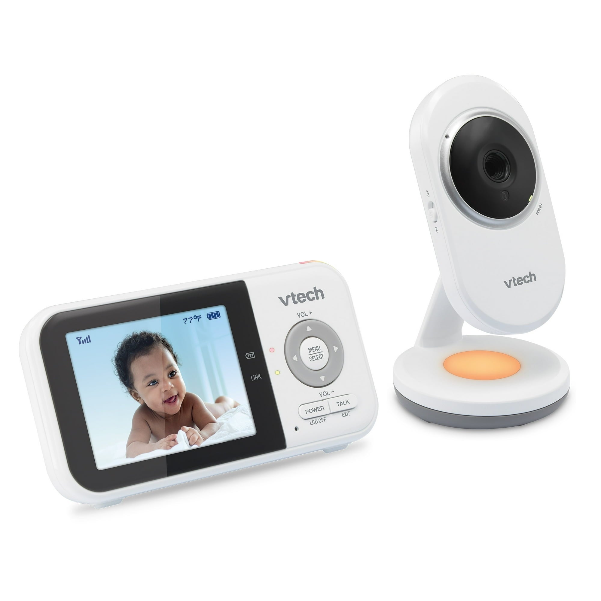 VTech 2.8 inch Digital Video Baby Monitor with Night Light, VM3254