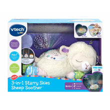 3-in-1 starry skies sheep soother plush retail box with built-in sound disc