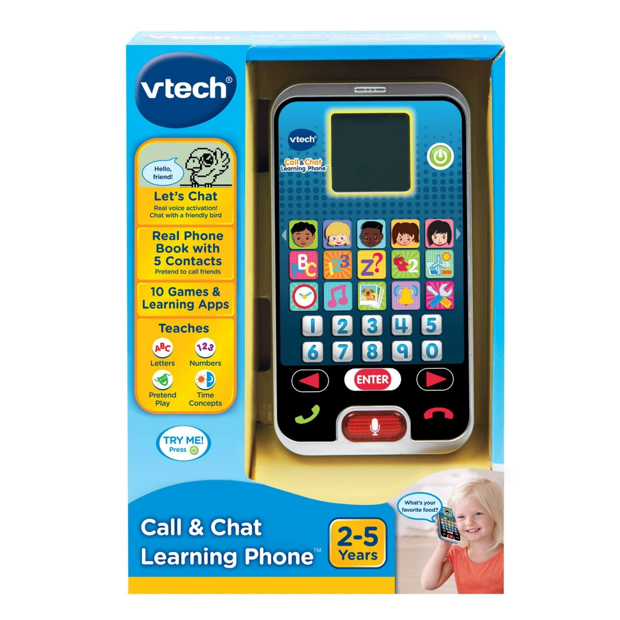VTech Call & Chat Learning Phone Baby and Toddler Toys