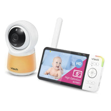 Video baby monitor kit with dome camera and parent unit with screen