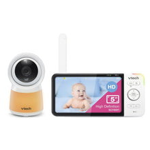 HD video baby monitor camera and parent unit display with antenna