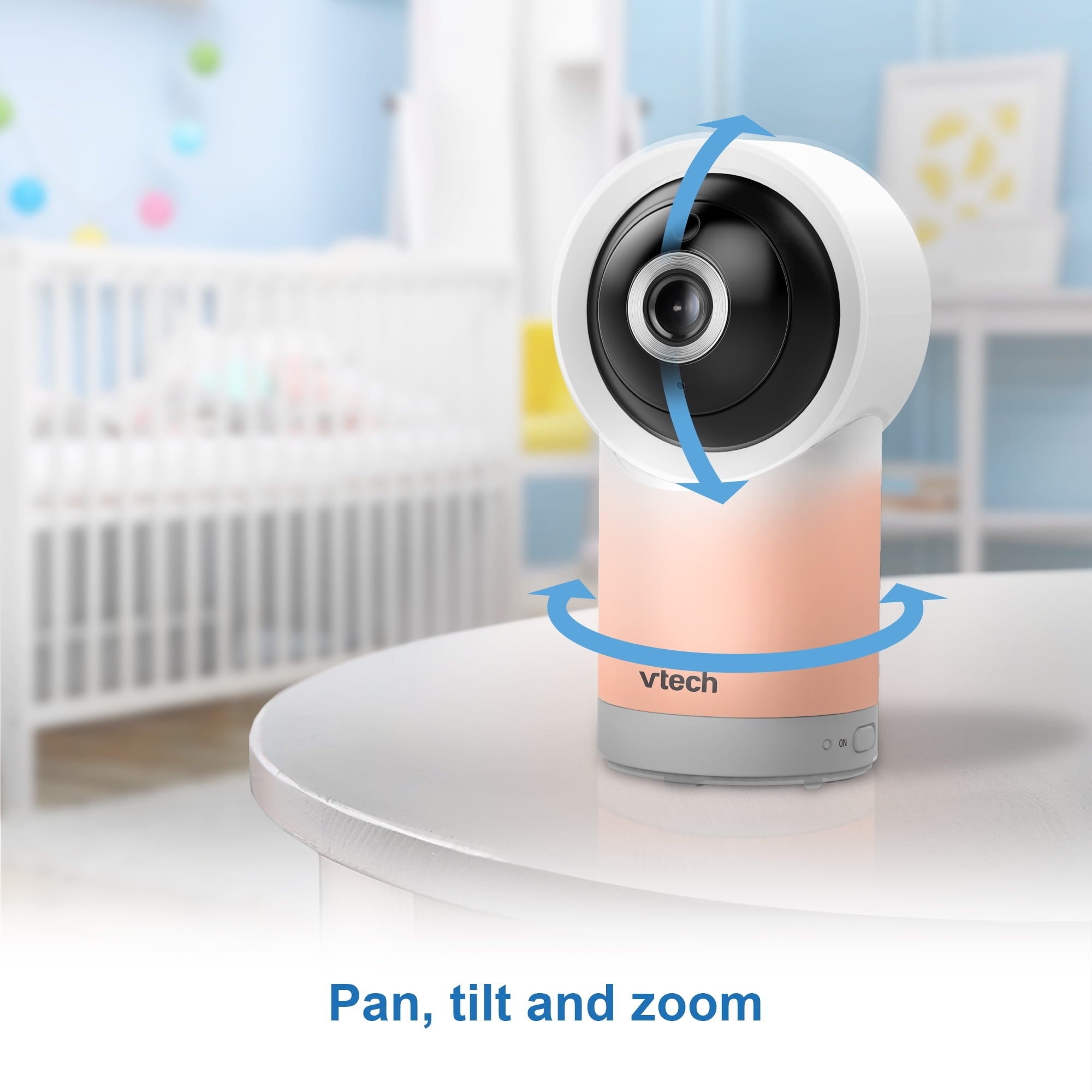 VTech RM5866HD Smart WiFi Pan & Tilt Baby Monitor with 1080p HD Video, Smartphone Access & Night Light