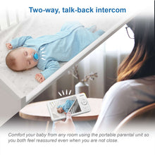 Baby monitor two-way talk intercom with portable parent unit