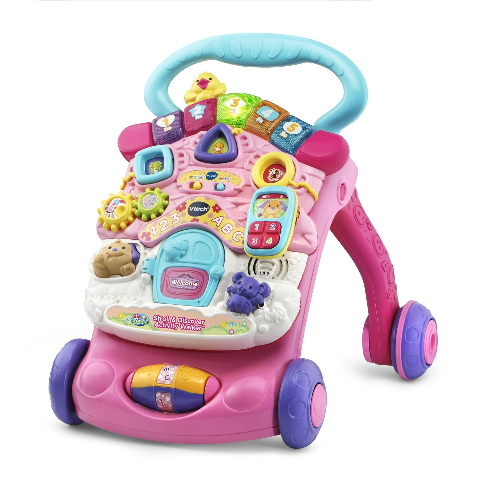 VTech Stroll & Discover Activity Walker with Accessories, Baby and Toddler Toys