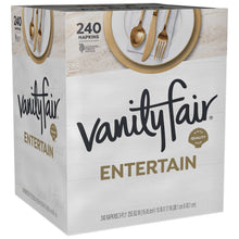 Vanity Fair Entertain white paper napkins, 3-ply, 240-count box