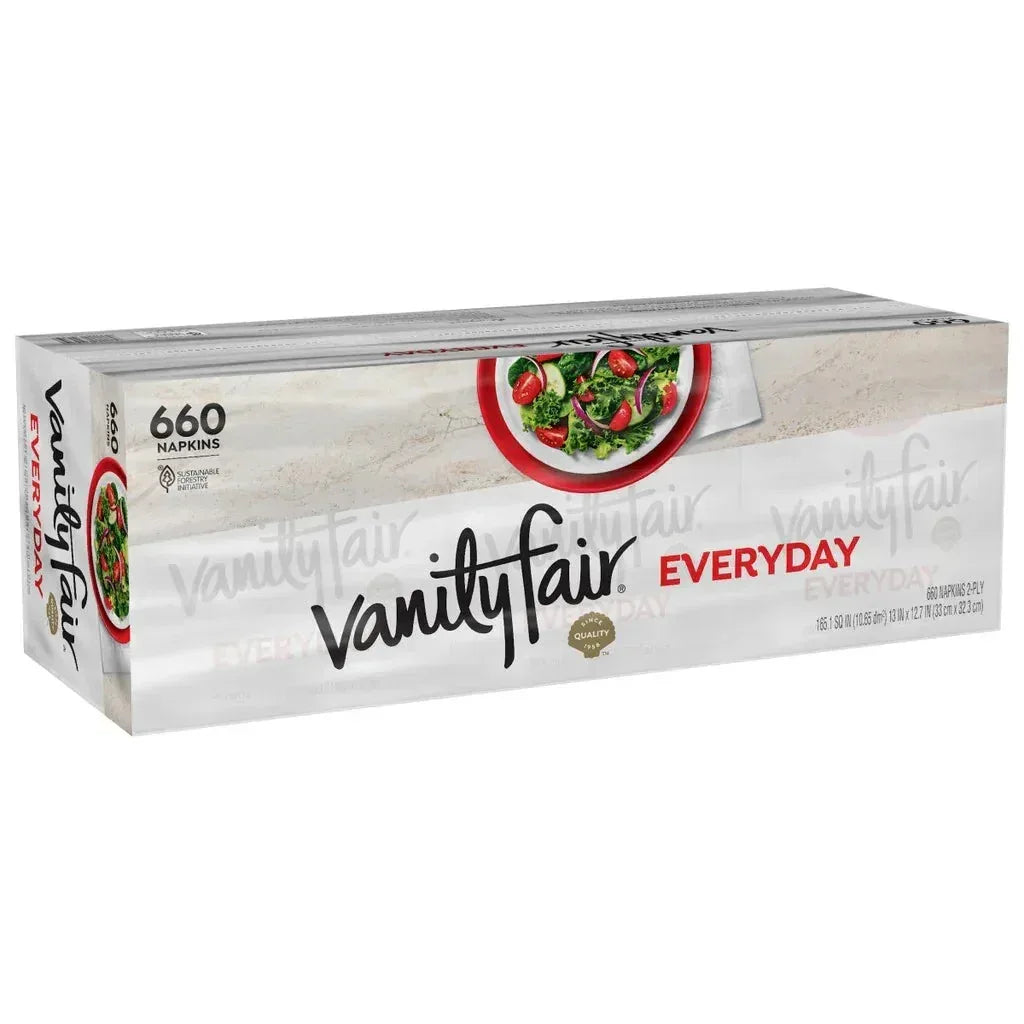 Vanity Fair Everyday Napkin, 2-Ply, 110-count, 6-pack - USA MEGA SHOP