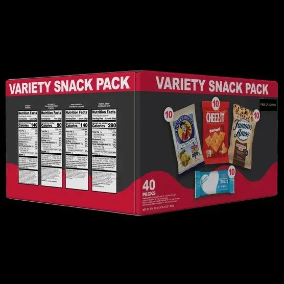 Variety Snack Pack, 40-count