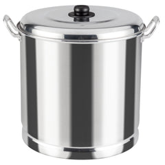 Vasconia Steamer with Aluminum Lid, Silver, all Aluminum