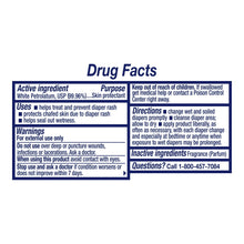 Petroleum jelly Drug Facts label panel with active ingredient and directions