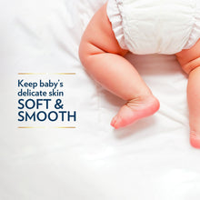 Baby leg with a thin layer of petroleum jelly spread on skin