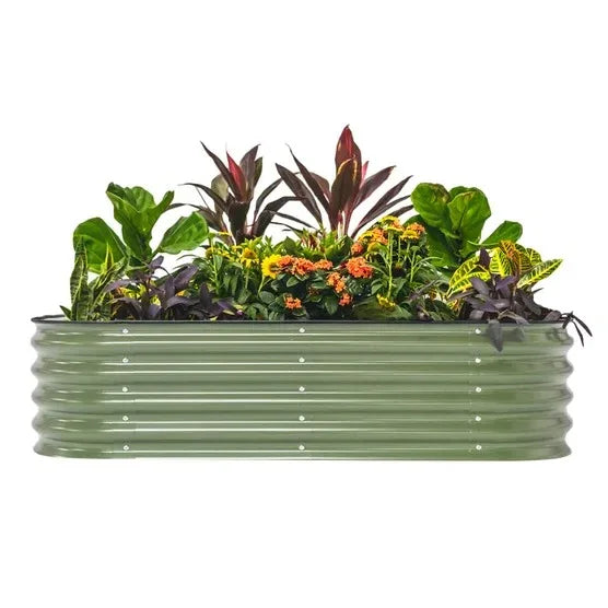 Vego Garden 14” Tall 6 in 1 Modular Metal Raised Garden Bed Kit