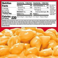Velveeta Shells and Cheese Original Microwavable Sauce Cups, 2.39 oz., 12 ct.